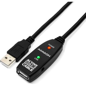 Axagon - ADR-210 - USB Verlengkabel - Actief - 10 m - USB 2.0
