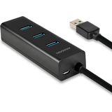 AXAGON HUE-S2B - USB 3.0 Hub - 4-poorts - Inclusief microUSB-ingang