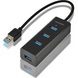 AXAGON HUE-S2B - USB 3.0 Hub - 4-poorts - Inclusief microUSB-ingang