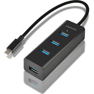 AXAGON HUE-S2C 4x USB3.0 Charging Hub, MicroUSB Charging Connector, Type-C *USBCM *USBAF *MUSBBF