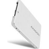 AXAGON - RSS-M2SD - SSD SATA - Zilver - Aluminium Behuizing