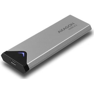 Axagon - EEM2-UG2 - SSD-behuizing - Grijs - Aluminium - Voor M.2-NVMe-SSD's