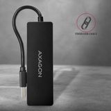 Axagon - HUE-G1A - Docking Station - Zwart - USB 3.2 Gen 1 - 4-poorts Hub