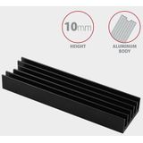 AXAGON - CLR-M2L10 - Passieve M.2 Heatsink - Aluminium - 80mm - Hoogte 10mm