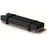AXAGON - CLR-M2L10 - Passieve M.2 Heatsink - Aluminium - 80mm - Hoogte 10mm