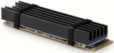 AXAGON - CLR-M2L10 - Passieve M.2 Heatsink - Aluminium - 80mm - Hoogte 10mm