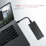 AXAGON EEM2-GTR - USB-C 3.2 Gen2 - M.2 NVMe SSD Box - Zwart - Aluminium