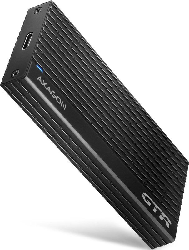 AXAGON EEM2-GTR - USB-C 3.2 Gen2 - M.2 NVMe SSD Box - Zwart - Aluminium