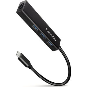 AXAGON - HMC-GL3A - USB 3.2 Gen 1 Hub - Metal - 20cm USB-C Kabel