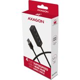 AXAGON USB 3.2 Gen 1 Hub - 4 Poorten - Zilver