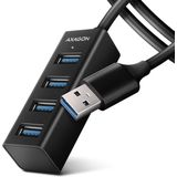 AXAGON USB 3.2 Gen 1 Hub - 4 Poorten - Zilver