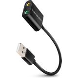 AXAGON ADA-12 USB2.0 - Stereo Audio Mini Adapter, 15cm cable *USBAM *3,5MMF