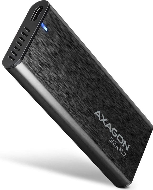AXAGON EEM2-SBC USB-C 3.2 Gen 2 - M.2 SATA SSD Behuizing - Aluminium