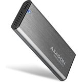 AXAGON - EEM2-SG2 - SSD-behuizing - Zwart - Aluminium - USB-C 3.2 Gen 2