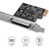 AXAGON PCEA-P1N PCIe Adapter 1x parallel port adapter w. SP & LP *PCIEM