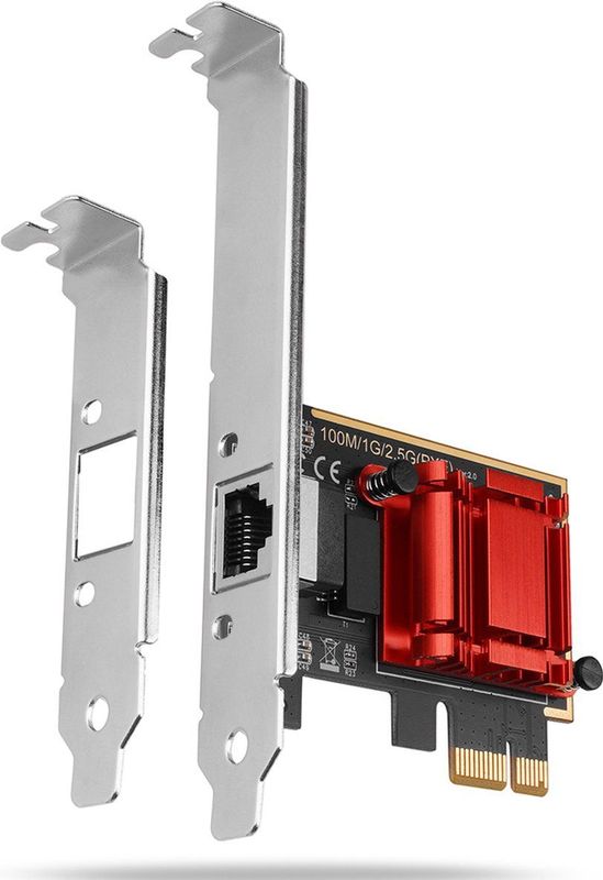 AXAGON PCEE-G25 PCIe Adapter 2.5 Gigabit Ethernet Realtek 8125, PXE, w. SP & LP *PCIEM *RJ45F