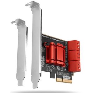 Axagon PCES-SA6 interfacekaart/-adapter Intern SATA
