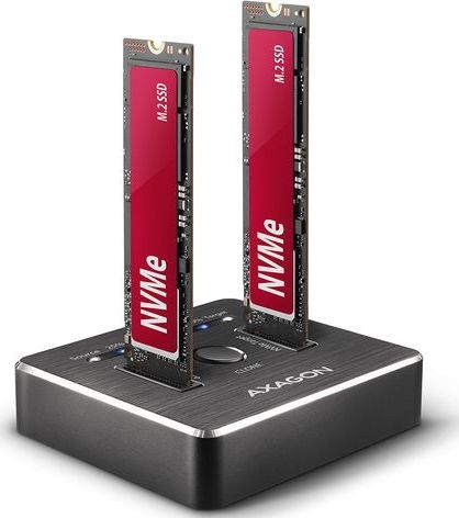 AXAGON Harde Schijf Dockingstation - NVMe - USB 3.1 - Clone-functie