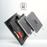 AXAGON - RSS-CD09 - SSD/HDD Caddy - Aluminium - 9.5 mm