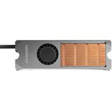 AXAGON - CLR-M2FAN - Active Fan - M.2 SSD - Koper - 80mm