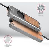 AXAGON - CLR-M2FAN - Active Fan - M.2 SSD - Koper - 80mm