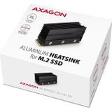 Axagon - Koellichaam voor M.2 SSD - Aluminium - 2 Thermische Pads