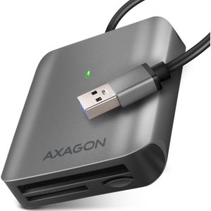 AXAGON CRE-S3 External card reader USB-A 3.2 Gen 1, 3-slot & lun SD/microSD/CF, UHS-II