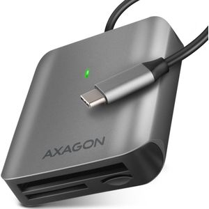 AXAGON CRE-S3C External card reader USB-C 3.2 Gen 1, 3-slot & lun SD/microSD/CF, UHS-II