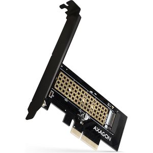 AXAGON PCEM2-ND PCE-E 3.0 8x - dual M.2 NVMe M-key slot adapter w. dataswitch, SP & LP, up to 110mm SSD