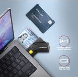 AXAGON CRE-SMP2A USB Smart Card Reader - SD MicroSD SIM PocketReader