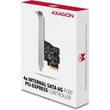 AXAGON PCES-SA4X4 PCIe Controller 4x internal SATA 6G port + LP