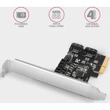 AXAGON PCES-SA4X4 PCIe Controller 4x internal SATA 6G port + LP