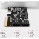 AXAGON PCES-SA4X4 PCIe Controller 4x internal SATA 6G port + LP