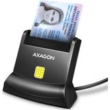 AXAGON USB Smart Card Reader - CRE-SM4N - Zwart