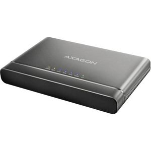 AXAGON ADSA-CC USB-C 10Gbps - NVMe M.2 SSD & SATA 2.5/3.5 SSD/HDD CLONE MASTER 2 - Digital/Daten - NVMe USB 3.2 Gen 2 (3.1 Gen 2) Type-C Zwart