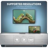 Axagon - HMC-5H - USB-C Hub - Grijs - 3x USB-A, 4K HDMI, PD 100W