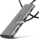 Axagon - HMC-5H - USB-C Hub - Grijs - 3x USB-A, 4K HDMI, PD 100W