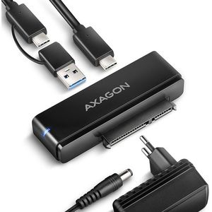 AXAGON - ADSA-FPX FAST PORT X - Universele Adapter - USB-C - Zwart