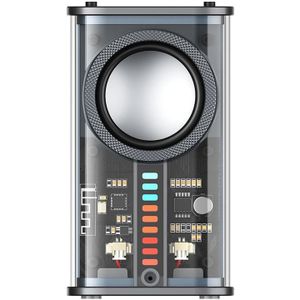K07 Transparante Mecha Small Steel Cannon Bluetooth-luidspreker Geluid en licht Ritme TWS-serie draadloze audio
