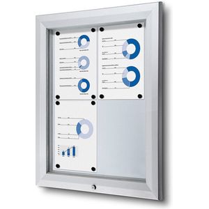 Schaukasten Premium für Außen - 4x din A4 - Showdown Displays