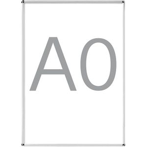 Display-klapframe, aluminium, VE = 2 stuks, voor A0