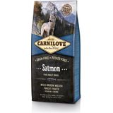 Carnilove Adult granenvrij hondenvoer Zalm 12kg met 70% vis!
