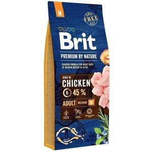 Brit Premium by Nature hondenvoer Adult 15 kg Hond