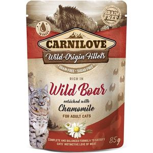 Carnilove - Pouch Wild Boar - Natvoer - Graanvrij - 24X85 gram