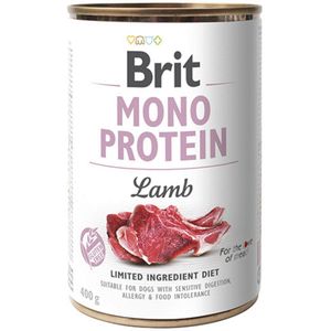 BRIT MONO PROTEIN Nat hondenvoer Lamsvlees 400 g