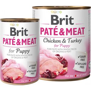 Brit Paté & Meat  - Puppy (12 x 400 g)