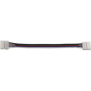 McLED Verbindingskabel met 2 clips voor RGBW ledstrips, LED-connector met sterke aansluiting, 24 V/DC 170 mm
