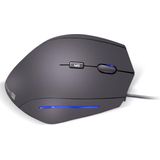 Connect IT - CMO-2500-BK - Bedrade Muis - Zwart - Ergonomisch Ontwerp