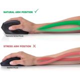 Connect IT - CMO-2500-BK - Bedrade Muis - Zwart - Ergonomisch Ontwerp