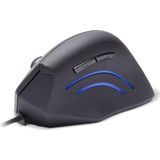 Connect IT - CMO-2500-BK - Bedrade Muis - Zwart - Ergonomisch Ontwerp